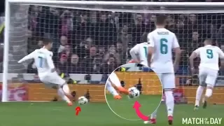 CRISTIANO RONALDO LEVANTA EL BALON SIN TOCARLO "En El Penal Frente Al PSG En UCL" INCREIBLE,,! 2018