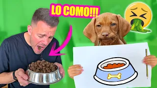 ME COMO COMIDA DE PERRO POR OBLIGACIÓN!!  ItarteVlogs