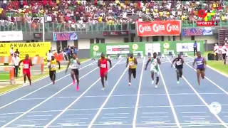 WATCH Men & Women 100M Final African Games Nigeria wins Medals and Gambia and Cameroon wins Gold.