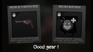 Murch's revolver gameplay | murch's revolver(gear)+micro rounds(perk)in Survive the night Roblox stn