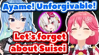 Miko Shows Zero Concern for Suisei After Ayame Killed Her【ENG Sub / Hololive】