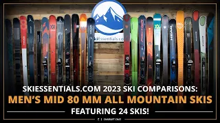 2023 Men's Mid 80 All Mountain Ski Comparison with SkiEssentials.com