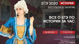 Все о ЕГЭ по истории за час | История ЕГЭ | Умскул