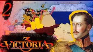 Victoria 3 #2 Российская империя - Экономический закон успеха! Реформы и подготовка к войне!!!