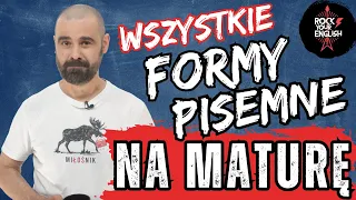 Wszystkie FORMY PISEMNE na maturę| Seria Maturalna 24 (odc. 4)