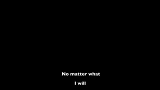 No Matter What - Palindrome Poem