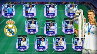 Real Madrid 3x UCL Winning Squad Builder | Real Madrid Squad - FIFA Mobile 22