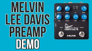 NUX NBP-5 Melvin Lee Davis Bass Preamp + DI - Full Demo (no talking) - NBP5 Software