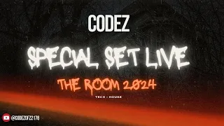 SPECIAL SET THE ROOM 2024 - CODEZ (TECH-HOUSE)!