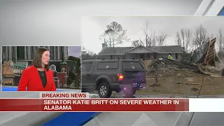 U.S. Sen. Katie Britt joins Alabama Live for severe weather update coverage