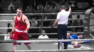 MC knocked out MSMK! A cool fight at the Russian boxing championship