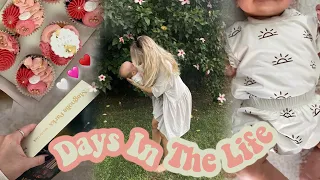 DAYS IN THE LIFE! V-Day, Breastfeeding update, family time, dog walks, baby weaning haul & more!