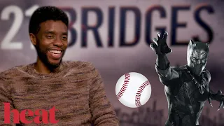 Chadwick Boseman gets cute talking about his parents and reveals why he'd make a good detective