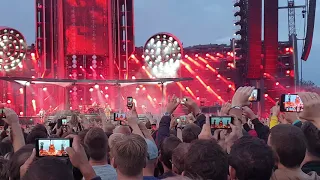 Rammstein - mein herz brennt, Рига , 4к, 6.08.2019, full