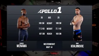 FULL FIGHT: Charly Menema vs. Ivan Krajnovic | Apollo 1