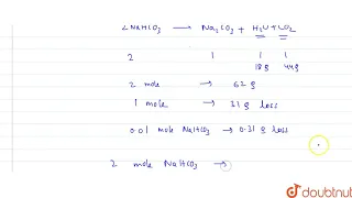 6.2 g of a sample containing `NaHCO_(3)`, `NaHCO_(3)` and  non -volatiale inert impurity