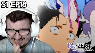 VERY BITTERSWEET...💙 RE:ZERO SEASON 1 EPISODE 18 REACTION!