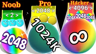 Ball Run Infinity ♾️ - Ball Run 2048 android game New Upload All Max Level Epic 5 #ballruninfinity