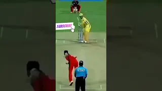 MS dhoni hit six to siraj bowling #cricket#short