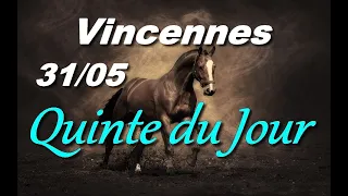 PRONOSTIC PMU QUINTE DU JOUR VENDREDI 31 MAI 2024