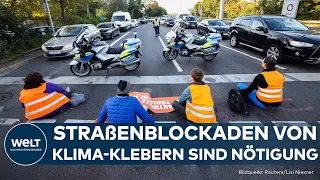 LETZTE GENERATION: Berliner Kammergericht stuft Klima-Straßenblockade als Nötigung ein