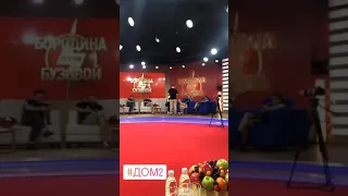 Ольга Николаева (Солнце) на съемках ББ дом2