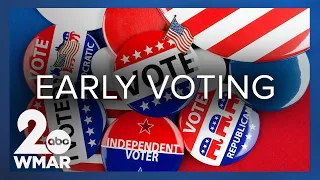 Early voting underway in Maryland