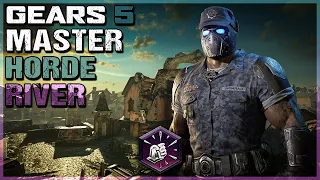 Running Fast and Swinging Hard! - Master Striker on River - Gears 5 Horde Frenzy 5-22-2021