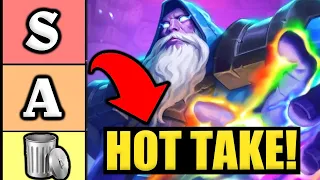 💥HOT TAKES, NEW TITAN Tier List! | Hearthstone