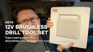 When Functionality Meets Design | HOTO 12V Brushless Drill Tool Set