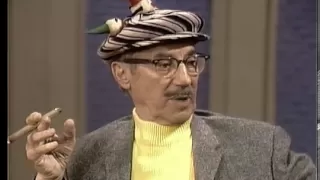 Groucho talks about dirty entertainment