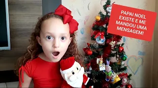 PAPAI NOEL EXISTE E ME MANDOU UMA MENSAGEM | SANTA CLAUS EXISTS AND SENT ME A MESSAGE