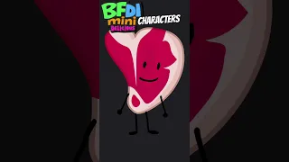 ALL BFDI MINI DELICIOUS CHARACTERS #shorts