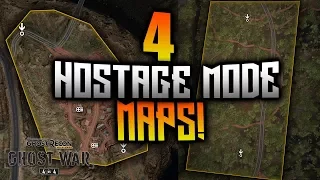 GHOST WAR - 4 Hostage Game Mode Maps!