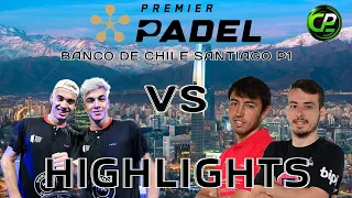 LIBAAK & AUGSBURGER VS ESBRI & RICO - R32 Premier Padel BANCO DE CHILE SANTIAGO P1 - HIGHLIGHTS