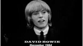 David Bowie's  First  TV Interview - 17 years old