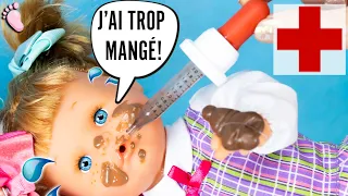 ❌ NOA, NOÉ et tous leurs amis sont malades en mangeant des CHOCOLATS 💊 Soigner avec le KIT DOCTEUR