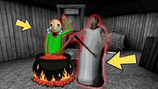 Granny vs Aliashraf funny animation part 55-59 : Ice Scream, Mr Meat, Baldi