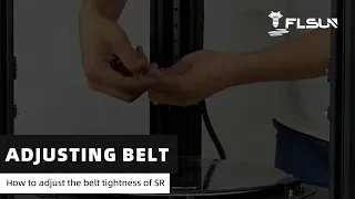 How to adjust the  belt tightness of SR