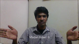 Madan Gowri First YouTube Video - Stop letting misunderstandings ruin your relationships