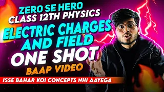 Electric charges and field one shot class 12th physics chapter 1