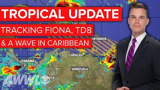 Tuesday morning tropics update: TD 8, Hurricane Fiona & another wave heading towards the Caribbean