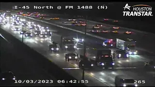 LIVE: Houston morning traffic with a rainy commute