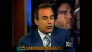 Tom Cruise talks with Matt Lauer (New York translation)