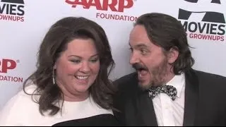 MELISSA McCARTHY's husband makes her laugh