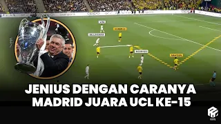 Jenius Optimalkan Semua Fase | Taktik Ancelotti Menangkan UCL ke-15 Bagi Madrid