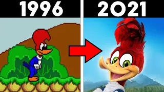 EVOLUÇÃO DO PICA-PAU NOS GAMES