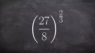 Simplifying fraction being raised to a rational power, fraction raised to a fraction