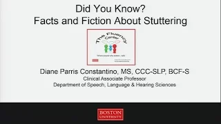 Did You Know? Facts and Fiction about Stuttering