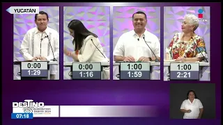 Así se vivió el debate por la gubernatura de Yucatán | Noticias con Francisco Zea